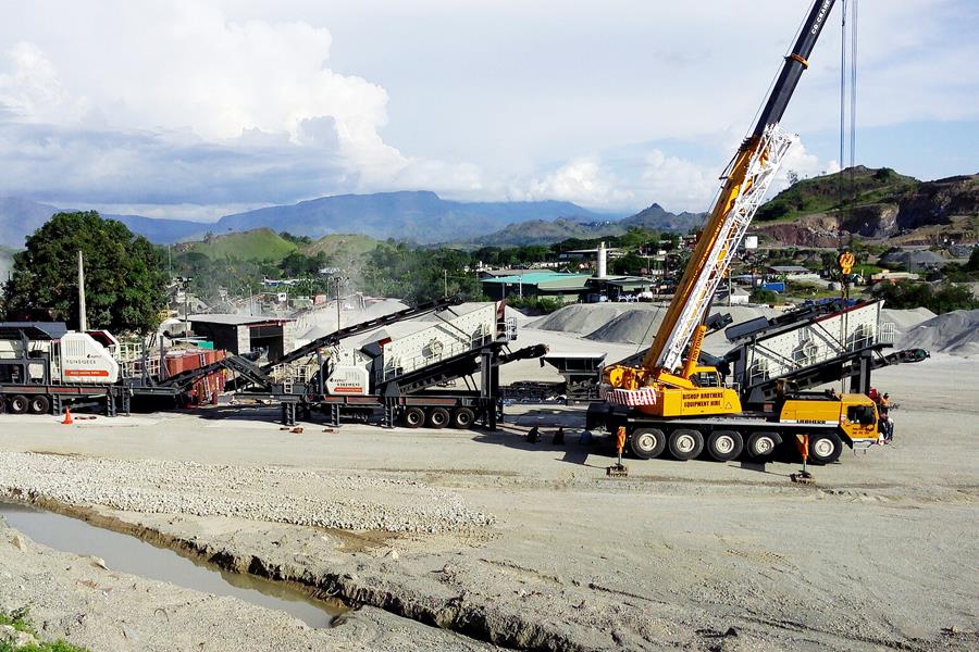 Quartz non-metallic ore pulverizing project
