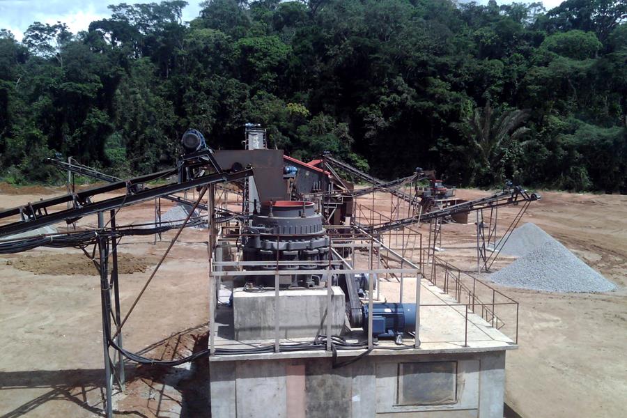 River pebble sand making scheme